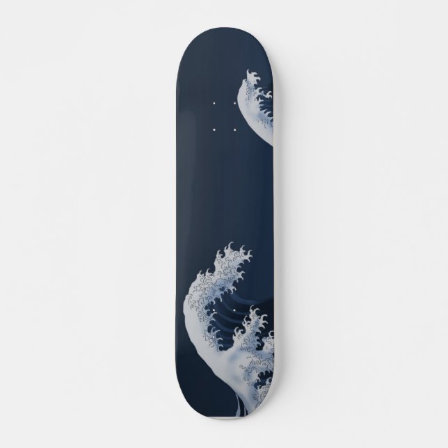 Skateboard Grande vague 1 (Devant)