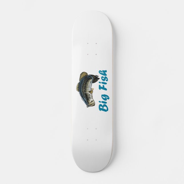 Skateboard Grands poissons (Recto)