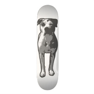 Skateboard Graphique d'à l'os de pitbull