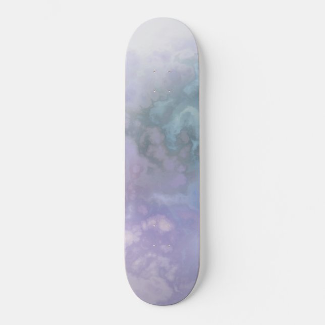 Skateboard Graphique de gaz toxique (Lavande mauve) (Recto)