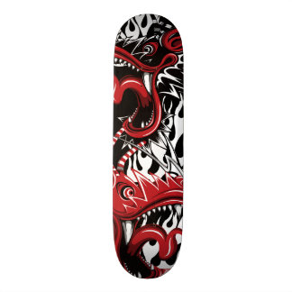 Skateboard Graphique oriental de dragon