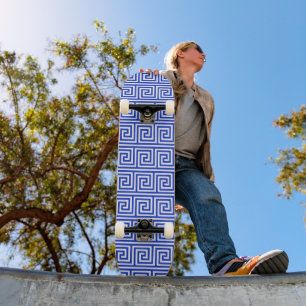 Skateboard Grec Meander Carré Motif