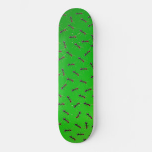 Skateboard Green Bull Ants Swarming,