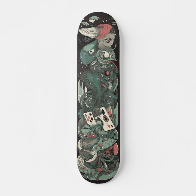 Skateboard Green Joker Monster jeu vidéo (Devant)