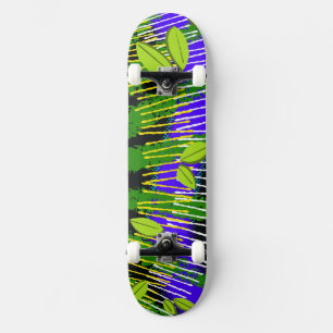 Skateboard Green Motion – Nature Abstraite