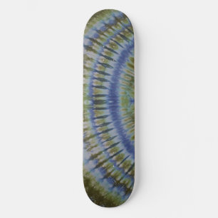 Skateboard Green Tie Dye