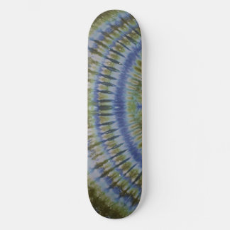 Skateboard Green Tie Dye