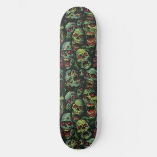Skateboard Green Zombie Éffrayant Halloween Skate