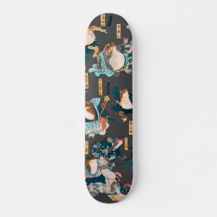 Skateboard Grenouille japonaise ukiyo-e Froggies