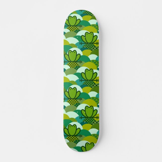 Skateboard Grenouille mousseuse (Devant)