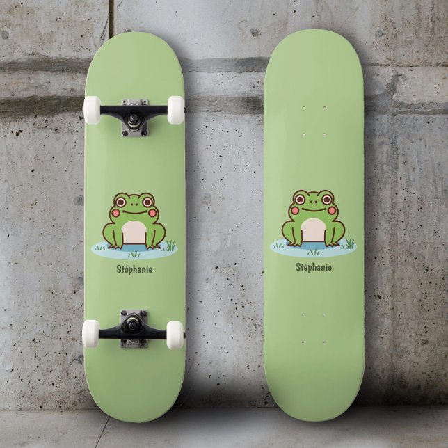 Skateboard Grenouille mûre (Cute Frog Skateboard)