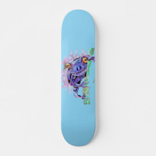 Skateboard Grenouille pourpre