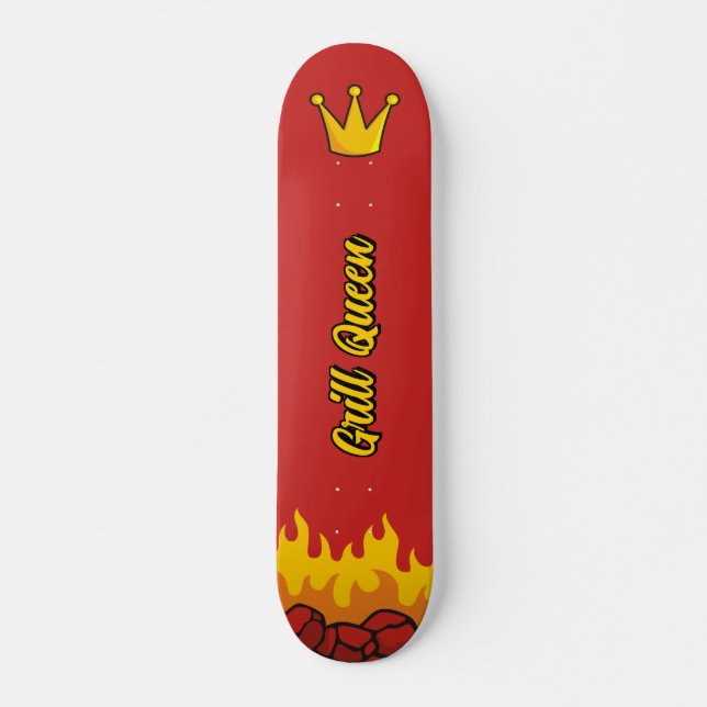 Skateboard Grill Queen Crown (Devant)