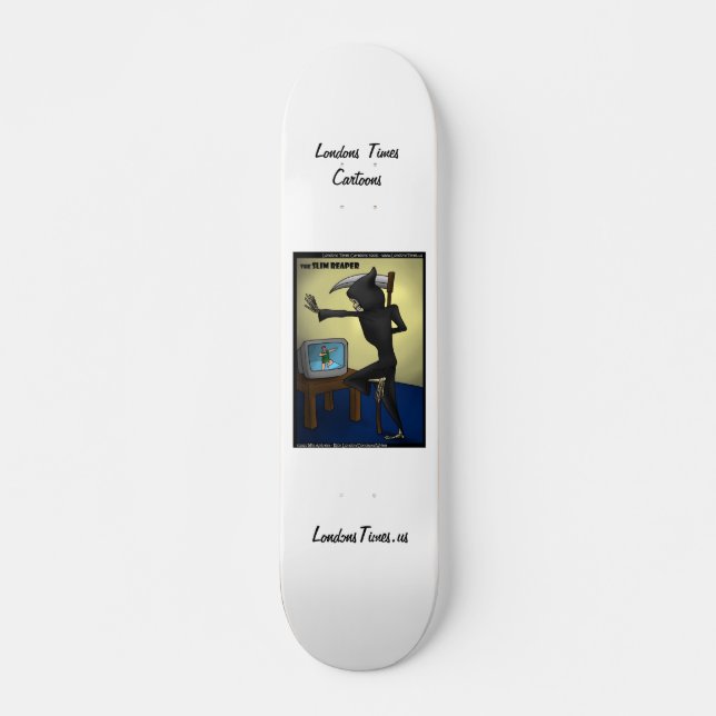 Skateboard Grim Reaper & Skythe Funny Skateboards (Devant)