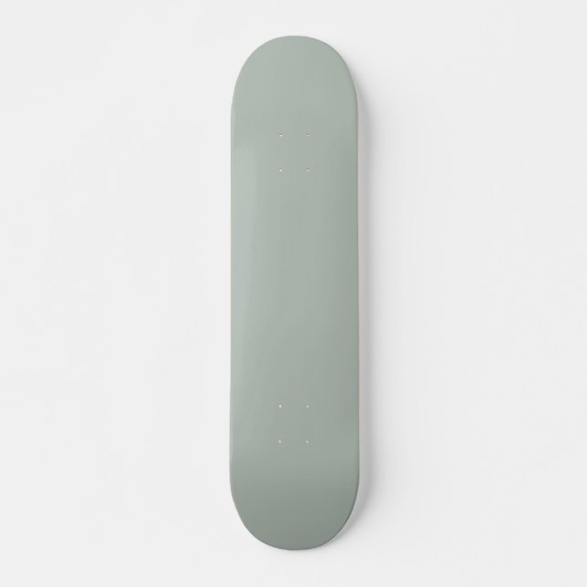 Skateboard gris cendré (couleur unie) (Devant)