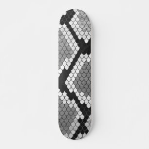 Skateboard Gris de serpent et gris clair