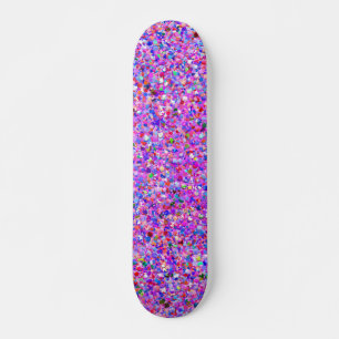 Skateboard Grit Parties scintillant Mode Multicolor Peinture