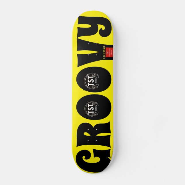 Skateboard GROOVY    / TST   Planche à roulettes (Recto)