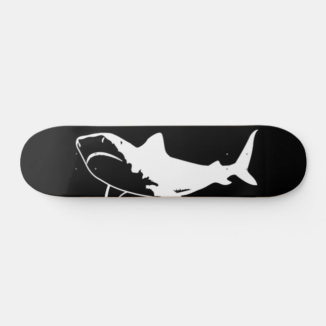 Skateboard Gros requin blanc (Horz)