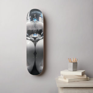 Skateboard Grosse Fessière ; Fille d'Anime