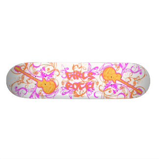 Skateboard Grunge de guitare de roche de filles de KRW