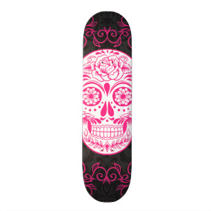 Skateboard Grunge gothique de sucre de roses indien de roses