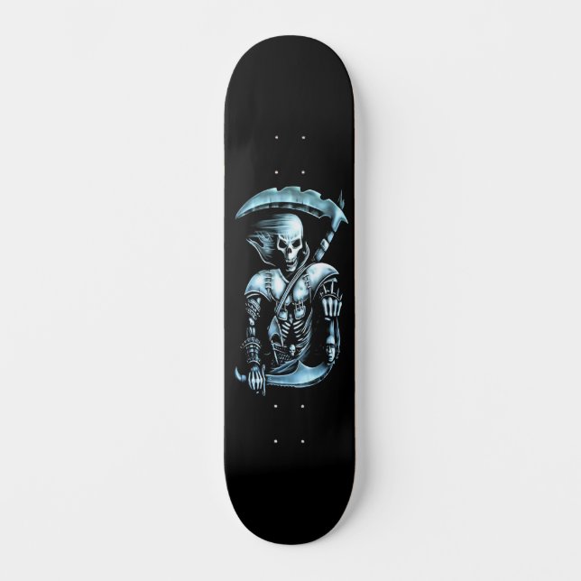 Skateboard Guerrier Crâne (Recto)