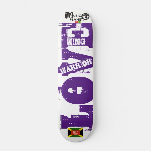 Skateboard GUERRIER DE L'AMOUR Planche à roulettes (Recto)