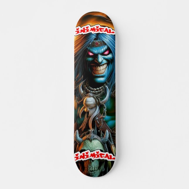Skateboard Guerrier de l'Imaginaire (Devant)