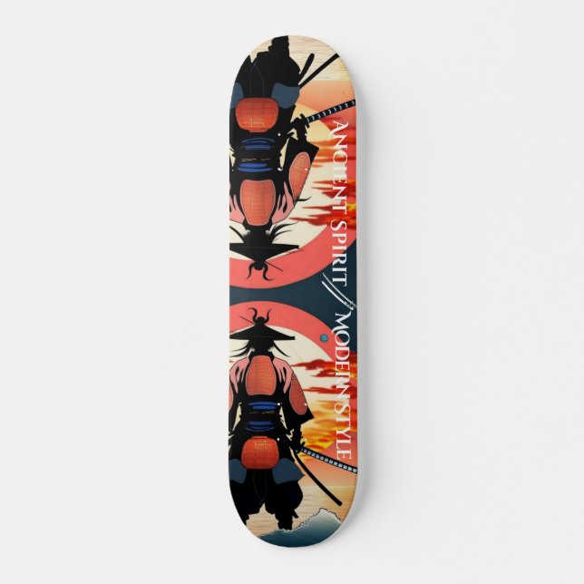 Skateboard Guerrier Samouraï (Devant)