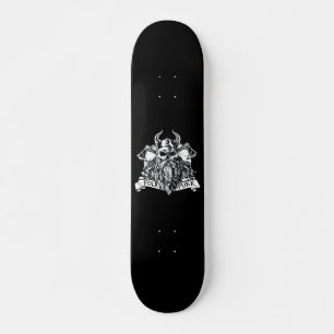 Skateboard Guerrier viking barbu