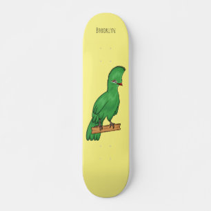 Skateboard Guinée turaco bird cartoon