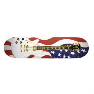 Skateboard Guitare électrique d'icône américaine