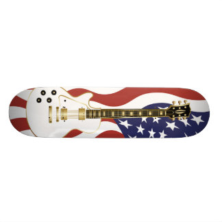 Skateboard Guitare électrique d'icône américaine