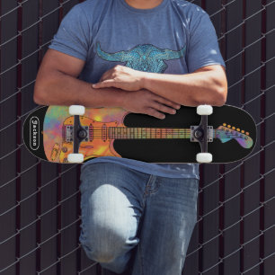 Skateboard Guitare Électrique Funky