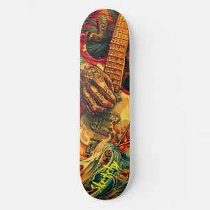 Skateboard Guitare électrique Sketchy