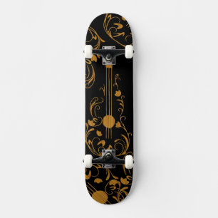 Skateboard Guitare en bois sculpté