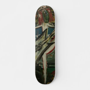 Skateboard Guitariste Abstrait