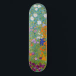 Skateboard Gustav Klimt - Jardin des fleurs<br><div class="desc">Jardin aux fleurs - Gustav Klimt en 1905-1907</div>