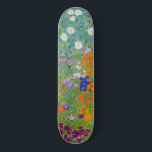 Skateboard Gustav Klimt - Jardin des fleurs<br><div class="desc">Jardin aux fleurs - Gustav Klimt en 1905-1907</div>