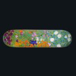 Skateboard Gustav Klimt :Jardin fleuri<br><div class="desc">Un beau skateboard classique avec un jardin fleuri coloré,  peint par le peintre symboliste autrichien Gustav Klimt.</div>