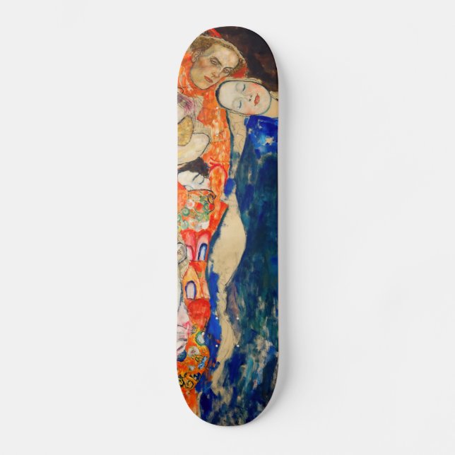 Skateboard Gustav Klimt - La mariée (inachevée) (Recto)