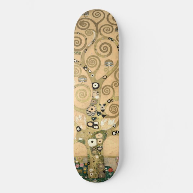 Skateboard Gustav Klimt - L'Arbre de Vie, La Frieze Stoclet (Recto)