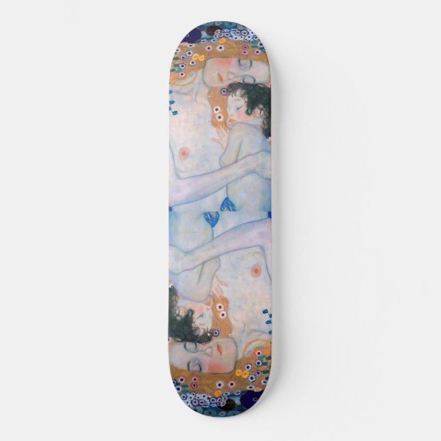 Skateboard Gustav Klimt - Mère et Enfant (Recto)
