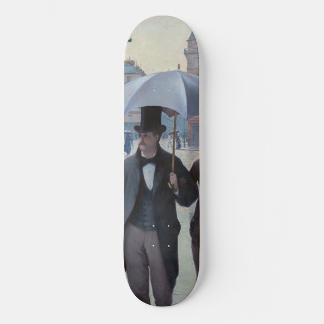 Skateboard Gustave Caillebotte - Rue de Paris ; Temps de plui (Recto)