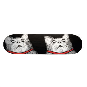 Skateboard Halètement étonné Meme - planche à roulettes d