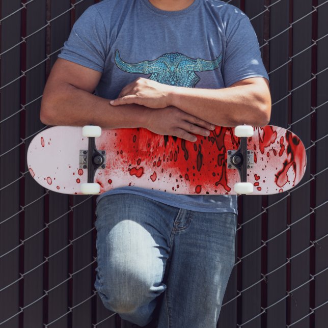 Skateboard Halloween Épouvantable Sanglant Horreur (Extérieur 3)