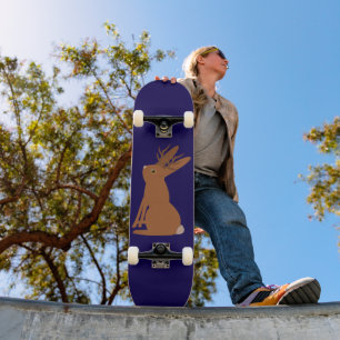 Skateboard Halloween Jackalope Trou ou traitement