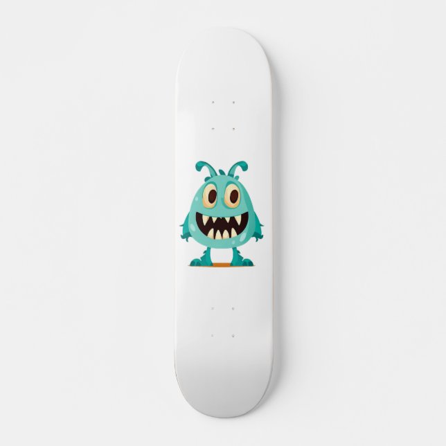 Skateboard Halloween/Monster/dessin animé (Devant)