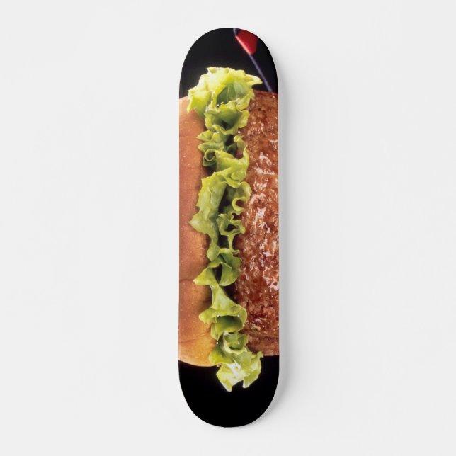 Skateboard Hamburger juteux (Devant)